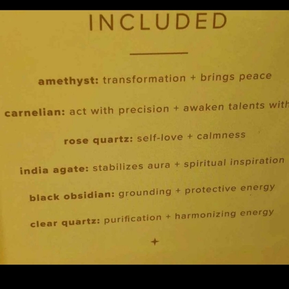 Zodiac Crystal Collection 6 Stone Kit For Air Signs Aquarius, Gemini, Libra. - Picture 4 of 6